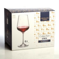 Набір бокалів для вина Bohemia Dora Strix 450 мл 6 шт (1SF73/450)