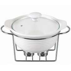 Марміт Kamille Food Warmer керамічна каструля 2,4л d 28 см з підігрівом KM-6401