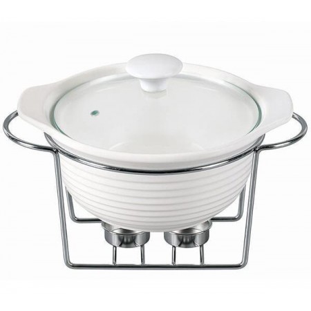 Марміт Kamille Food Warmer керамічна каструля 2,4л d 28 см з підігрівом KM-6401