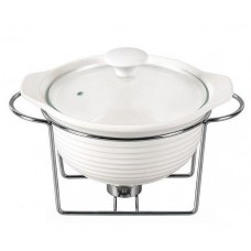 Марміт Kamille Food Warmer керамічна каструля 1.2л d 23 см з підігрівом KM-6400