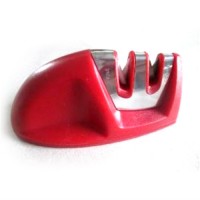 Точилка для ножів Vincent 2048 червона