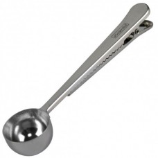 Ложка для кави мірна 20 мл, 17,5 х 3,8 х 2,4 см із затискачем Kamille КМ-5072