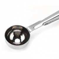 Ложка для кави мірна 20 мл, 17,5 х 3,8 х 2,4 см із затискачем Kamille КМ-5072