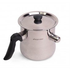 Молоковарка 1 л зі свистком та сталевою кришкою Kamille 5840