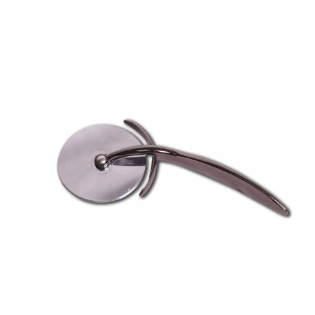 Ніж для піци Kamille 17.5 х 6.8 х 2 см із цинкового сплаву з TPR-вставкою на ручці