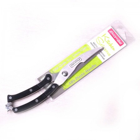 Ножиці кухонні з нержавіючої сталі з ручками з бакеліту 25 см Kamille