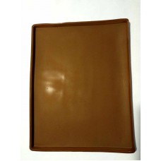 Силіконовий килимок лист A-PLUS 37 х 29 х 1 см коричневий для рулету, пастили та іншої випічки 1914