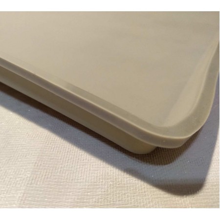 Силіконовий килимок деко A-PLUS 37 х 29 х 1 см сірий для рулету, пастили та іншої випічки 1914