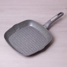 Сковорода-гриль із Kamille d-28 см із гранітним антипригарним покриттям КМ-4278