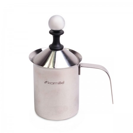 Спінювач Kamille для молока з кришкою 400 мл KM-5841