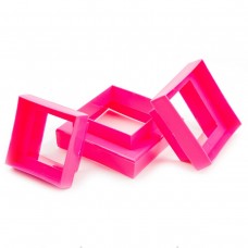 Вирубки для печива двосторонні Квадрат рівний 3 штуки