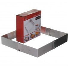 Форма для випікання розсувна квадратна LIGHT CABINET 1528 з нержавіючої сталі