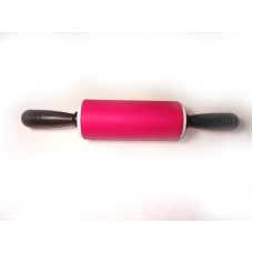 Скалка Міні силіконова 24 см рожева