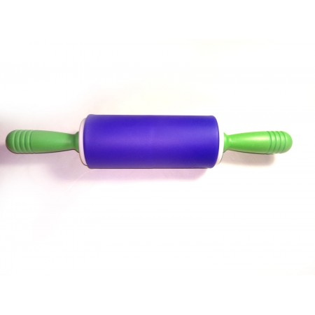 Скалка Міні силіконова 24 см синя