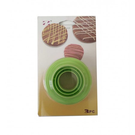 Вирубка для тесту кругла двостороння