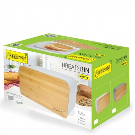 Хлібниця Maestro з відкидною кришкою