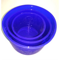 Набір силіконових форм для Великодня 3 шт сині Hauser