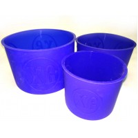 Набір силіконових форм для Великодня 3 шт сині Hauser