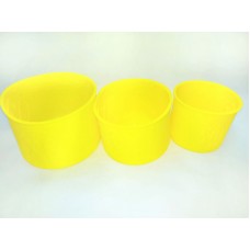 Набір силіконових форм для Великодня 3 шт жовті Hauser