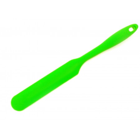 Силіконовий шпатель кондитерський SNS 33 х 3,5 см зелений 379-HH