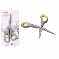 Ножиці кухонні Kamille 21,5 см універсальні із сталі, пластикові ручки КМ-5182.