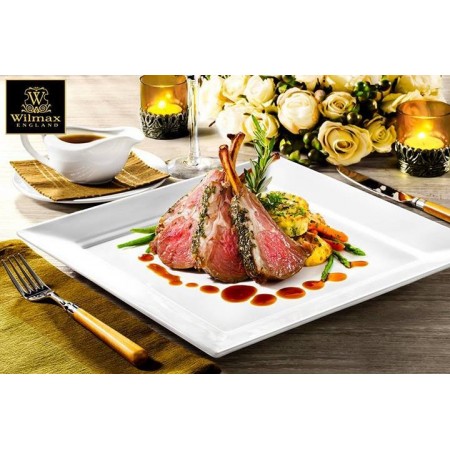 Тарілка Wilmax обідня квадратна 25 см
