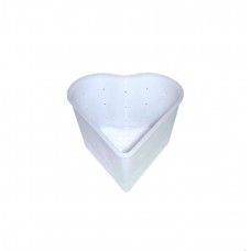 Форма для сиру "Серце" 10 х 10,5 h-6,5 см вихід продукції 0,15-0,25 кг. пластикова Консенсус