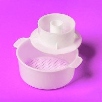 Форма для сиру із пресом до 1,3 кг. пластикова Консенсус 2696