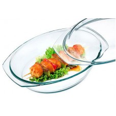 Гусятниця овальна 2,4 л, з кришкою Simax Color 7026-7036 SIM