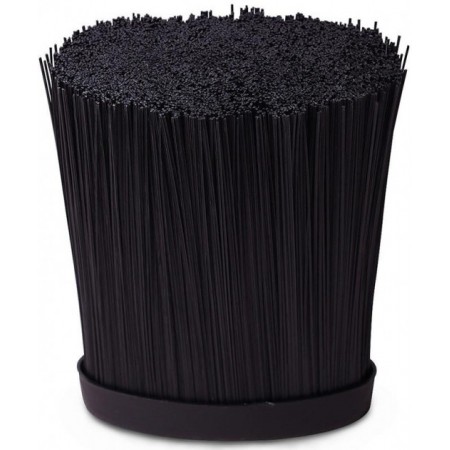 Колода для ножів 22 см пластикова кругла мармур сірий Kamille