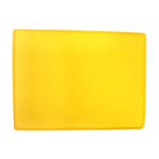 Килимок-деко для приготування пастели та випічки Genes силіконовий з бортиком 40 x 30 x 1 см жовтий 2412