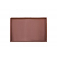 Килимок-деко для приготування пастели та випічки Genes силіконовий з бортиком 40 x 30 x 1 см коричневий 2412