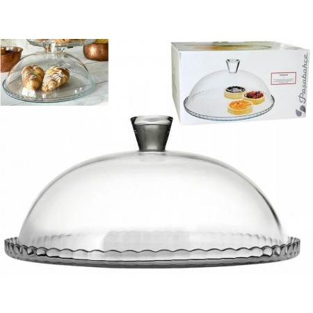 Блюдо со стеклянной крышкой-колпаком d-32 см Patisserie Pasabahce PS 95198