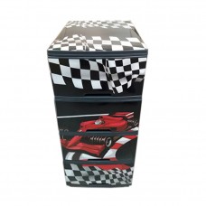 Пластиковий комод "АЛЕАНА" Ралі темно сірий