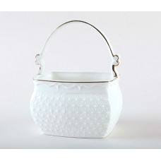 Цукерниця квадратна з фарфоровою ручкою 500 мл Снігова королева Interos 904712-А