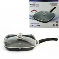 Сковорода-гриль з мармуровим покриттям 28 см Bohmann BH 71002-28 MRB