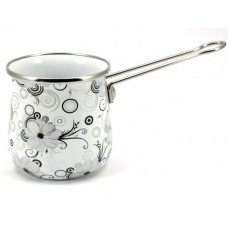 Турка емальована 600 мл Interos Мереживо 1279 (64983) ITR