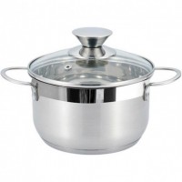 Каструля 0,65 л нержавіюча сталь GUSTO MEDIA GT-1101-12