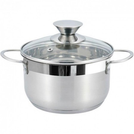 Каструля 0,65 л нержавіюча сталь GUSTO MEDIA GT-1101-12