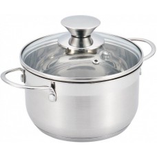 Каструля 2,6 л нержавіюча сталь GUSTO MEDIA GT-1101-18