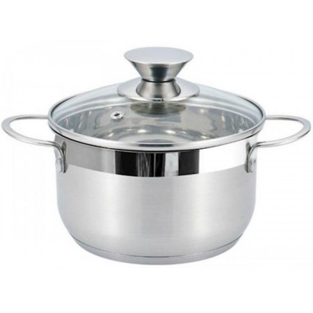 Каструля 3,6 л нержавіюча сталь GUSTO MEDIA GT-1101-20