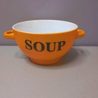 Набір бульйонниць-піал з ручками 650 мл 6 шт кераміка SOUP SNT 20338