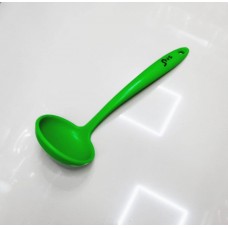 Силіконовий ополоник 26 см Sns зелений 557-HH