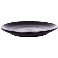 Тарілка десертна Kora кругла 20.5 см Чорна Limited Edition JH2068-1