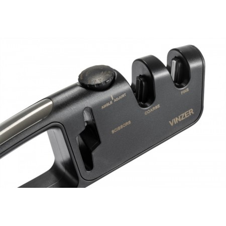 Точило для ножів 3в1 з регулюванням кута Vinzer 50310