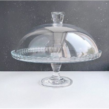 Тортівниця на ніжці d-32 см з кришкою Pasabahce Patisserie 95200-1 PAS