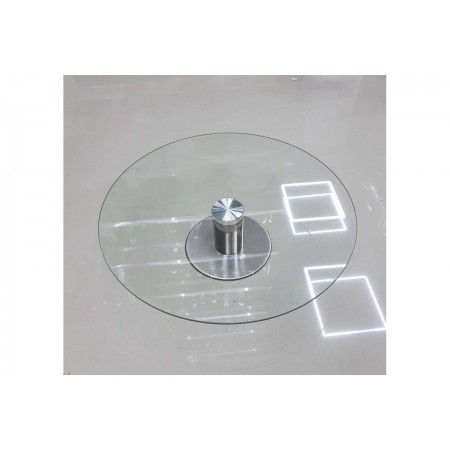 Блюдо-підставка поворотна d-32 см скляна на ніжці для кенді барів A-PLUS 1819