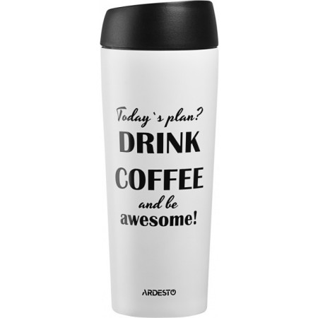 Термочашка Coffee time Awesome 450 мл Ardesto AR2645DMW
