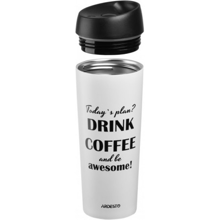 Термочашка Coffee time Awesome 450 мл Ardesto AR2645DMW