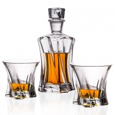 Подарунковий набір для віскі (склянка 320 мл - 6 шт, графин - 700 мл) Cooper Bohemia 99999 99U96 011 Y